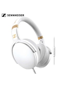 HD 4.30i Over-Ear Headphones Wired Stereo Music Earphone Foldable Sport Bass Headset for iOS Android Devices White
