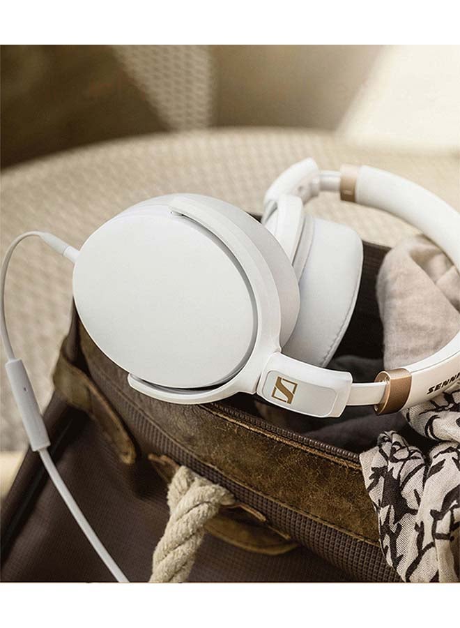 Sennheiser - HD 4.30i Over-Ear Headphones Wired Stereo Music Earphone Foldable Sport Bass Headset for iOS Android Devices White - Image 1