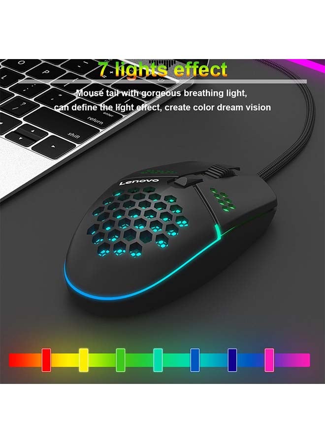 Lenovo - M105 Business Game Colorful Light USB Wired Mouse - Image 1