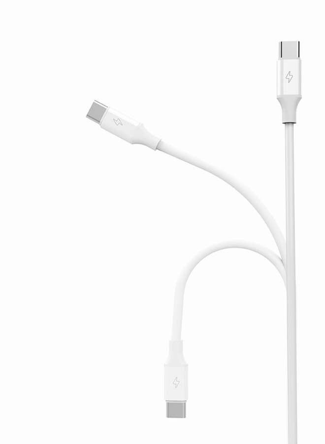 ROMOSS - CB251V 3 in 1 Charge and Data Cable Lightning, Type-C and Micro USB Fast Charge Cable 3.5A White - Image 1