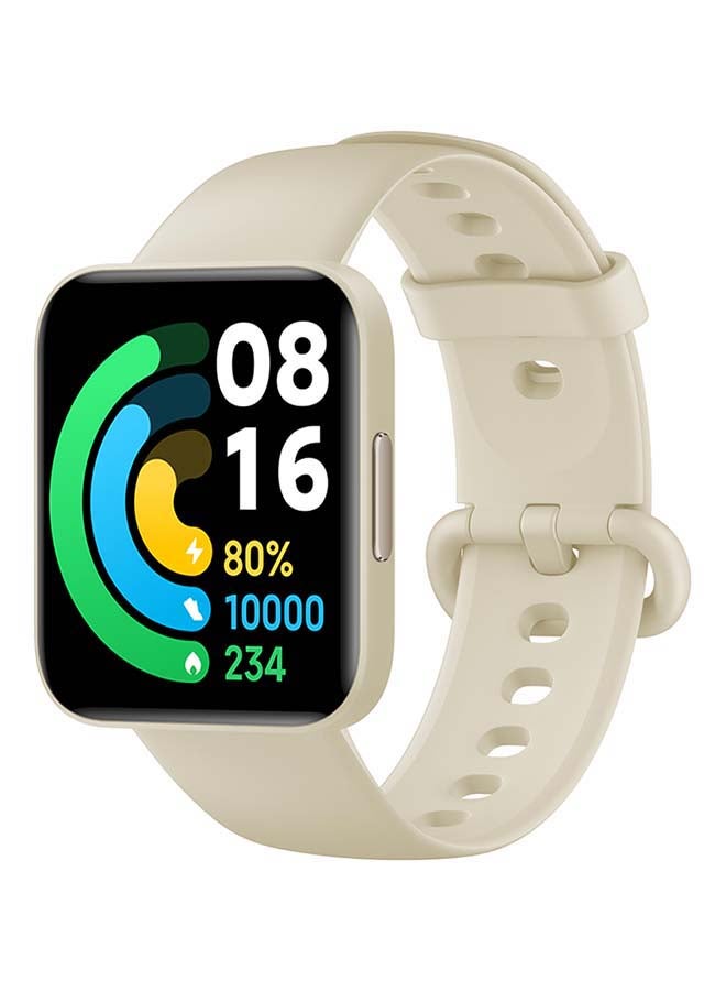 Xiaomi POCO Watch 1.60" AMOLED Display Touch Screen 5ATM Water Resistant 14 Days Battery Life GPS More Health-Related Features Steps Sleep And Heart Rate Monitor 100+ Fitness Modes Ivory  - Image 1
