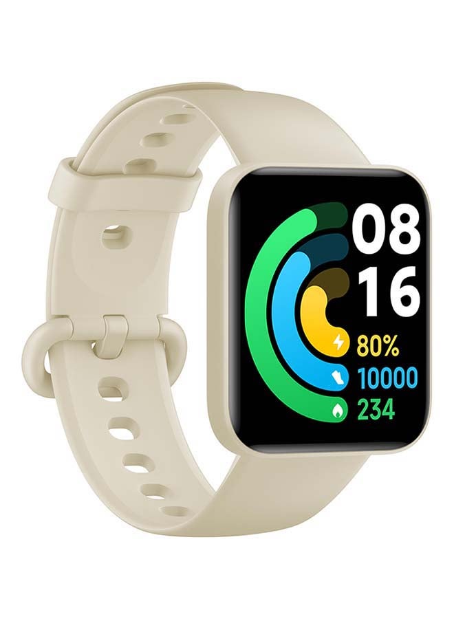 Xiaomi POCO Watch 1.60" AMOLED Display Touch Screen 5ATM Water Resistant 14 Days Battery Life GPS More Health-Related Features Steps Sleep And Heart Rate Monitor 100+ Fitness Modes Ivory  - Image 3