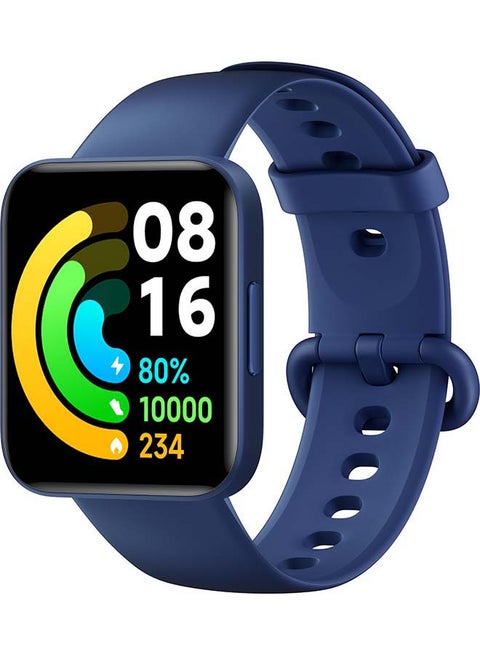 POCO Watch 1.60" AMOLED Display Touch Screen 5ATM Water Resistant 14 Days Battery Life GPS More Health-Related Features Steps Sleep And Heart Rate Monitor 100+ Fitness Modes Blue