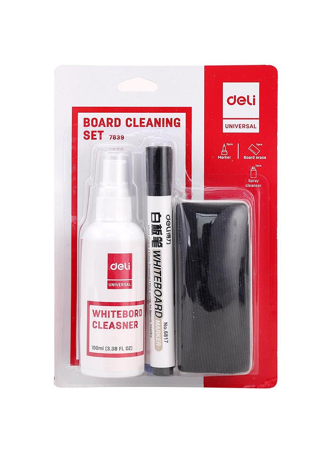 Board Cleaning Set 7839  2 Markers 1 Board Erase 1 Spray Cleanser - v1654071764/N24107527A_1