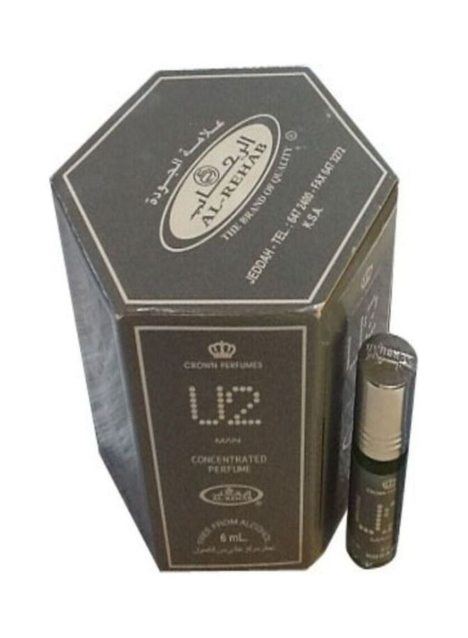 Al Rehab 6-Piece U2 Man Concentrated Perfume Oil 6ml  - Image 3