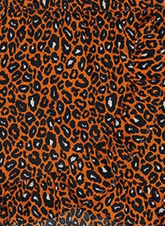 R&B Printed Cotton Skirt Coral/Black  - Image 3