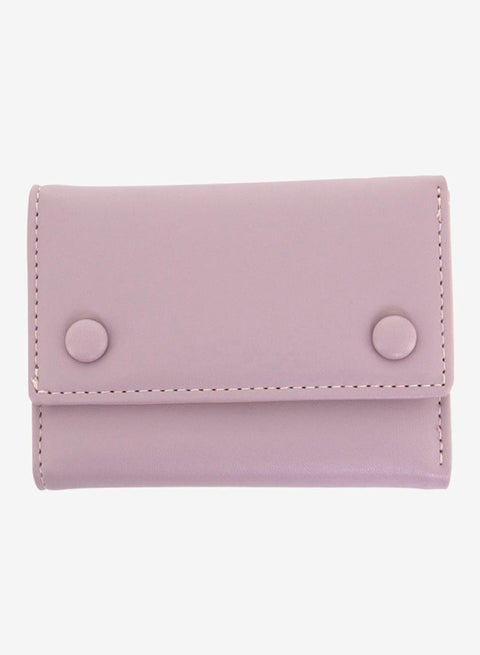 Bi Fold Pu Best Casual Women's Square Wallet Purple