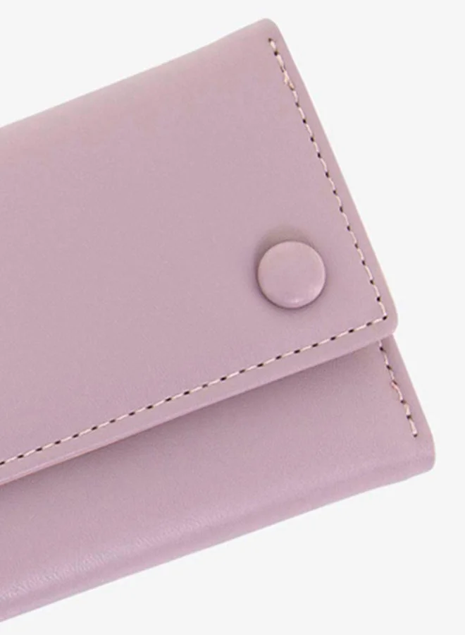 R&B Bi Fold Pu Best Casual Women's Square Wallet Purple