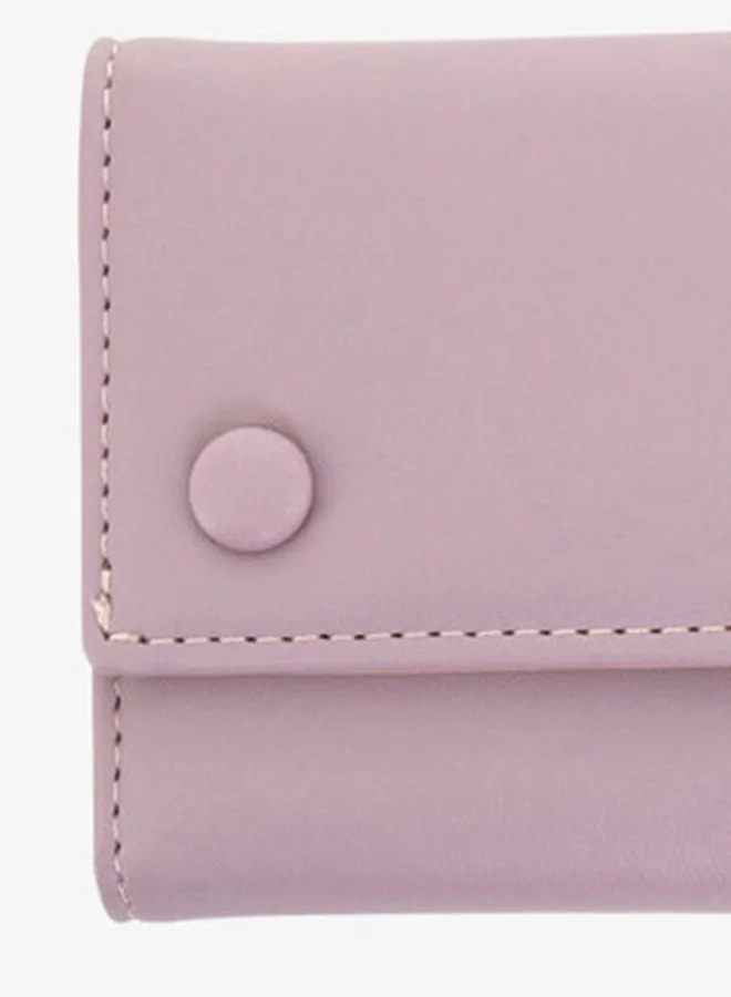 R&B Bi Fold Pu Best Casual Women's Square Wallet Purple