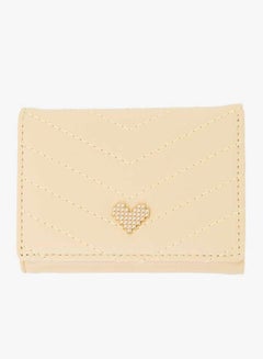 Bi Fold Pu Casual Womens Square Wallet Mustard