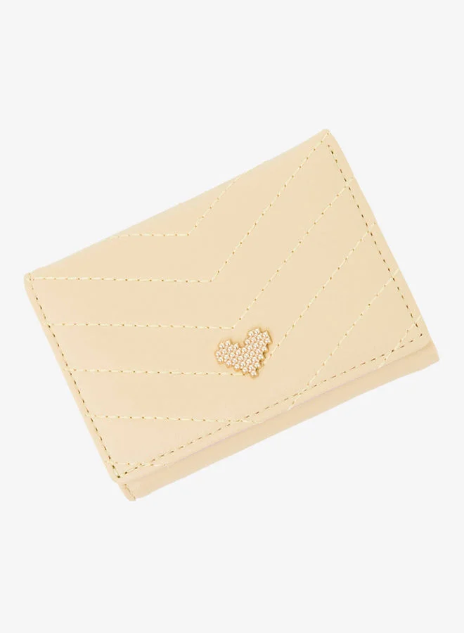 R&B Bi Fold Pu Casual Womens Square Wallet