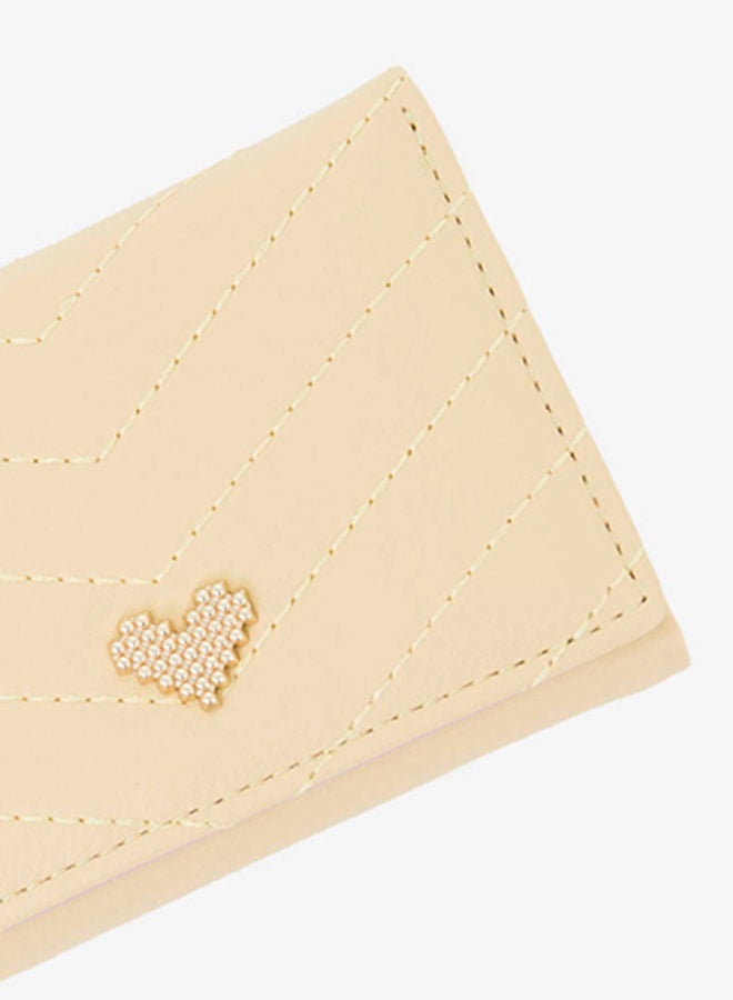 R&B - Bi Fold Pu Casual Womens Square Wallet Mustard - Image 1