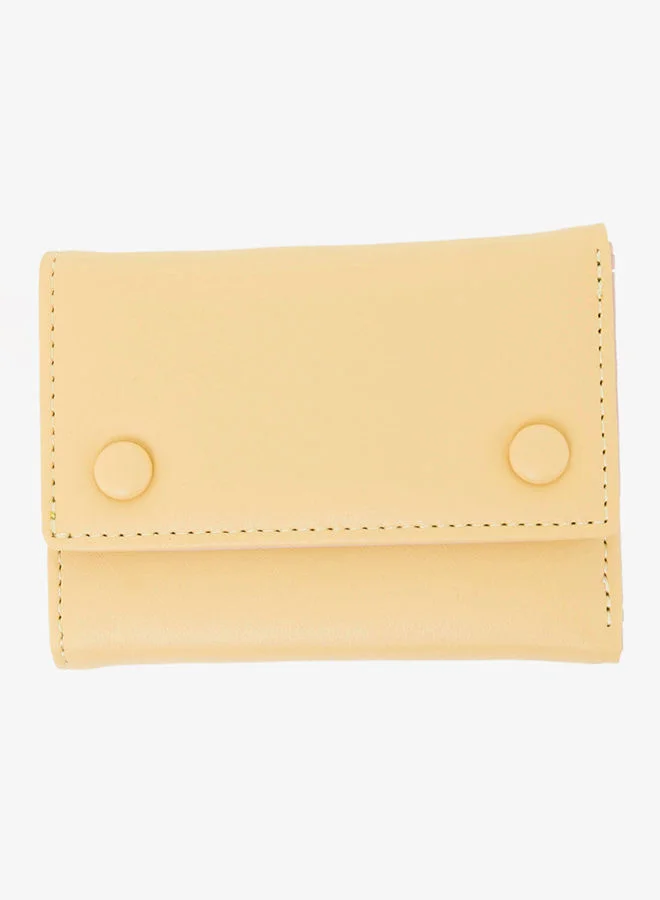 R&B Bi Fold Pu Casual Womens Square Wallet