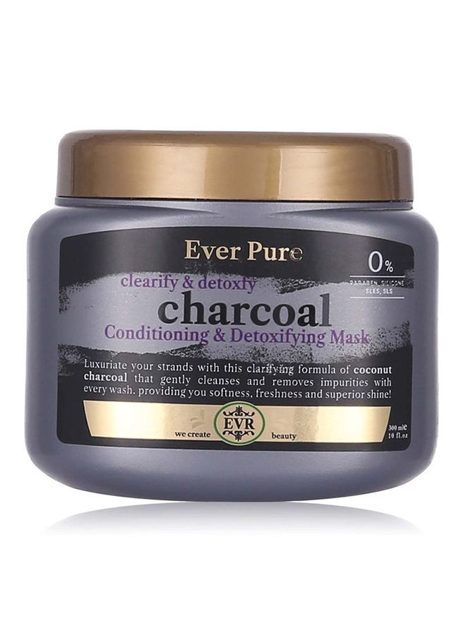 ever pure Charcoal Conditioning And Detoxifying Hair Mask 300ml