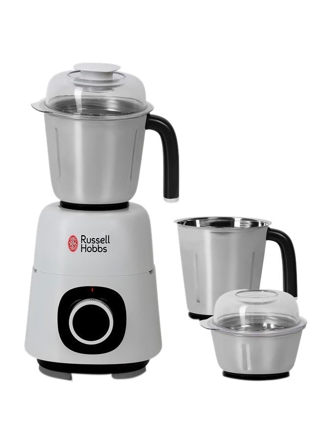 راسيل هوبز خلاط ومطحنة سوبريم مع 3 أوعية من الاستانلس ستيل 1.5 L 750 W MG42505 أبيض/ أسود  - Image 1