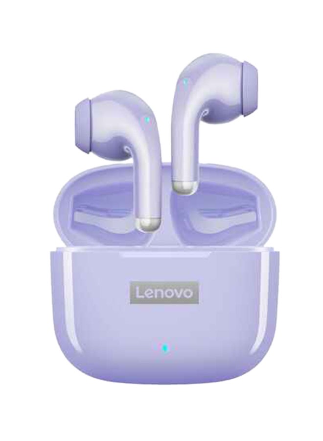 Lenovo LP40 True Wireless In Ear Headset with Mic Purple - Image 1
