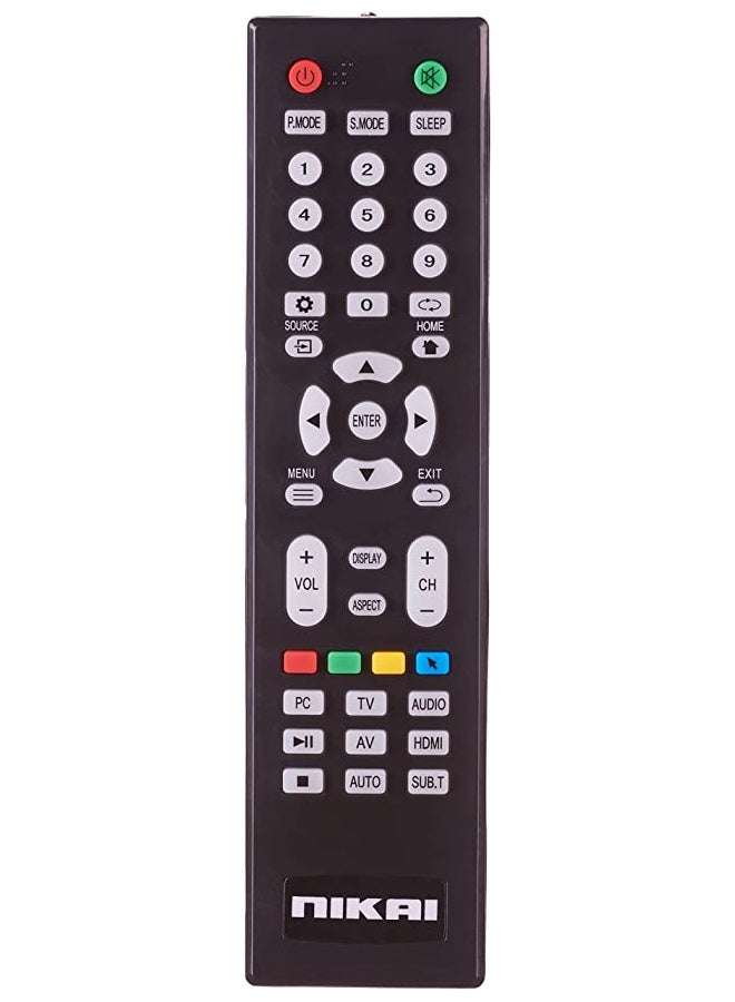 #تلفزيون LED ذكي مقاس 50 بوصة بدقة فائقة الوضوح وجودة 4K من نيكاي / طراز رقم UHD50SLED UHD50SLED2 UHD50SLED UHD50SLED2 أسود