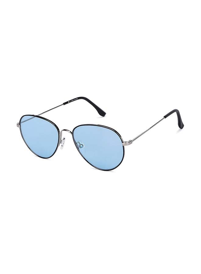 John Jacobs Tints Full Rim UV Protection Round Stylish & Premium Sunglasses JJ S13871 - Lens Size: 54mm - Silver  - Image 1