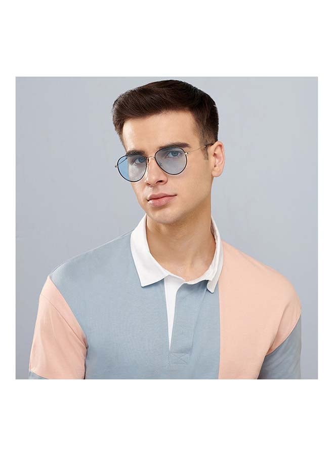 John Jacobs Tints Full Rim UV Protection Round Stylish & Premium Sunglasses JJ S13871 - Lens Size: 54mm - Silver  - Image 3