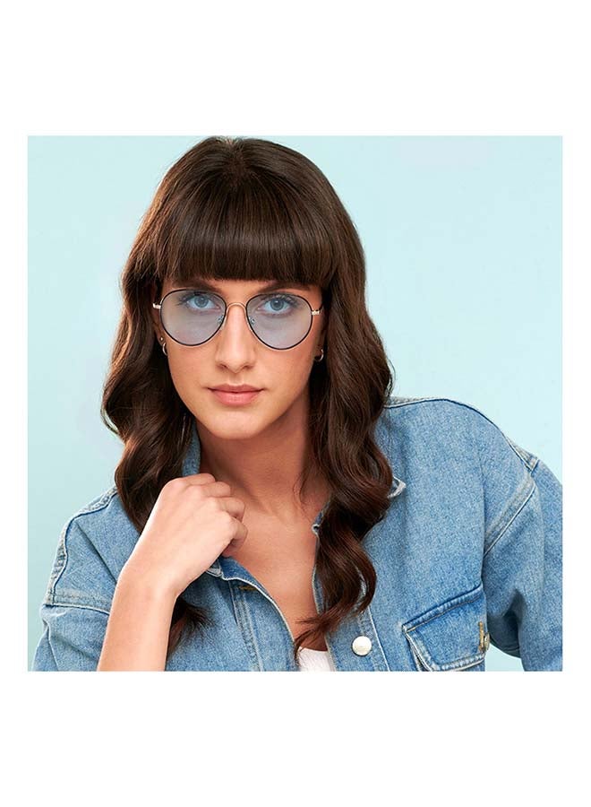 John Jacobs Tints Full Rim UV Protection Round Stylish & Premium Sunglasses JJ S13871 - Lens Size: 54mm - Silver  - Image 4