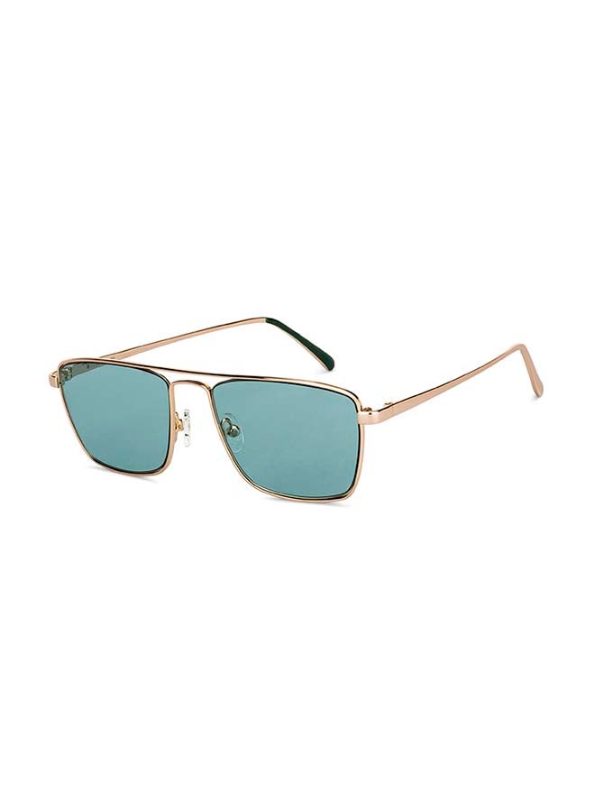 John Jacobs Supreme Steel Full Rim UV Protection Square Stylish & Premium Sunglasses JJ S12473S - Lens Size: 51mm - Gold  - Image 1