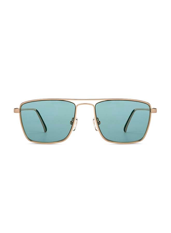 John Jacobs Supreme Steel Full Rim UV Protection Square Stylish & Premium Sunglasses JJ S12473S - Lens Size: 51mm - Gold  - Image 2