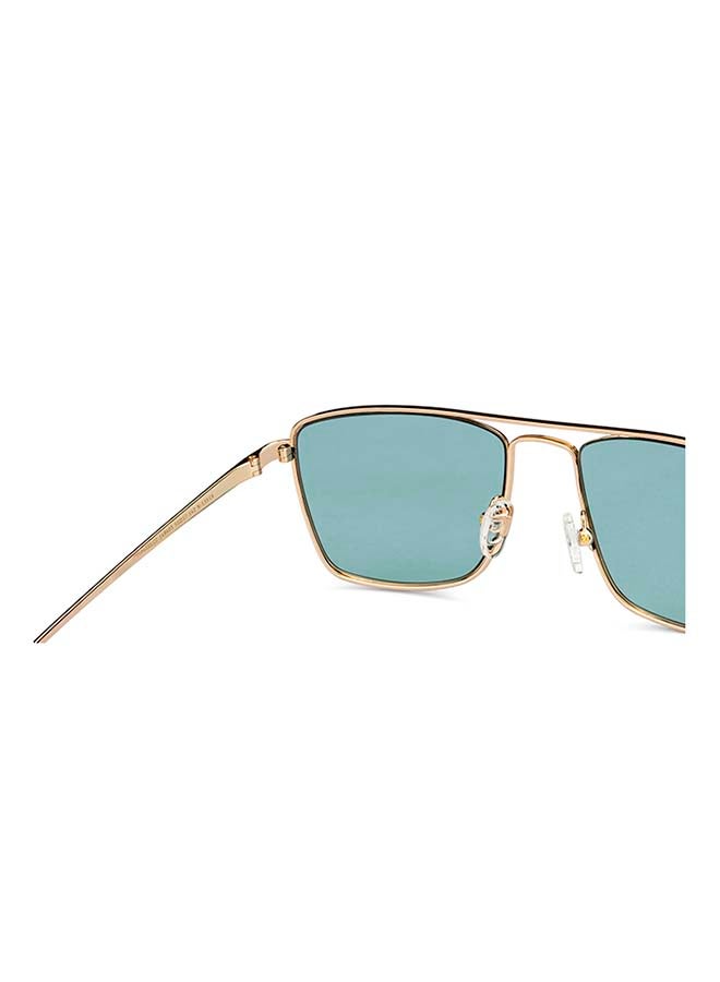 John Jacobs Supreme Steel Full Rim UV Protection Square Stylish & Premium Sunglasses JJ S12473S - Lens Size: 51mm - Gold  - Image 3