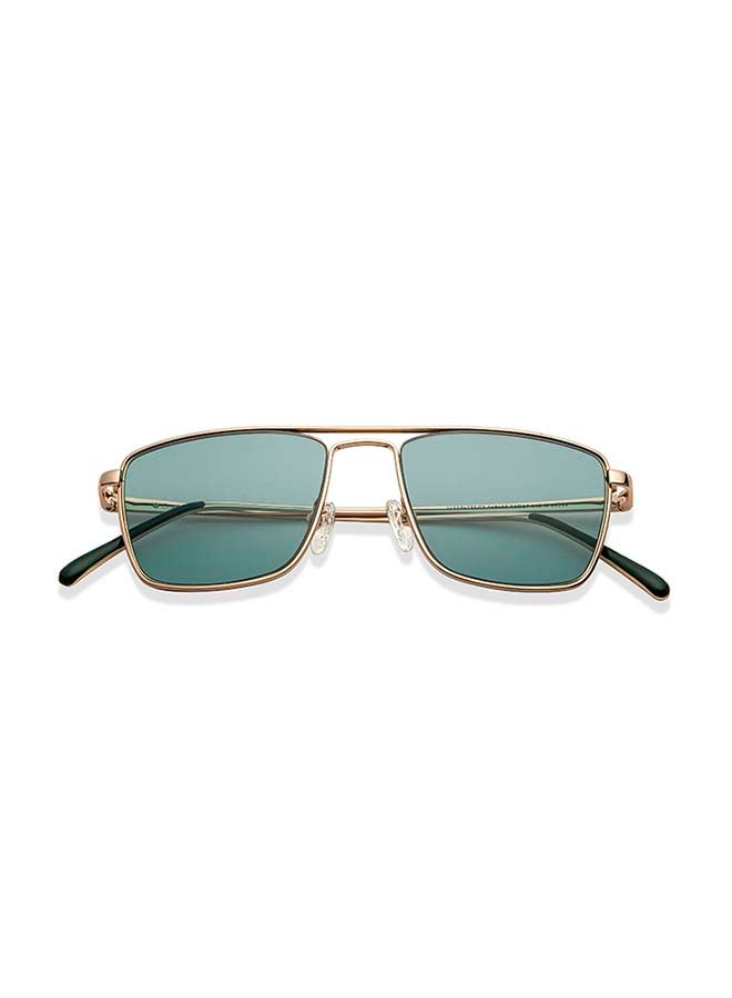 John Jacobs Supreme Steel Full Rim UV Protection Square Stylish & Premium Sunglasses JJ S12473S - Lens Size: 51mm - Gold  - Image 5