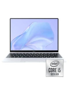 MateBook X Laptop With 13-Inch Display, Core i5-10210U Processor/16GB RAM/512GB SSD/Intel UHD Graphics/Windows 10 /International Version English Silver Frost