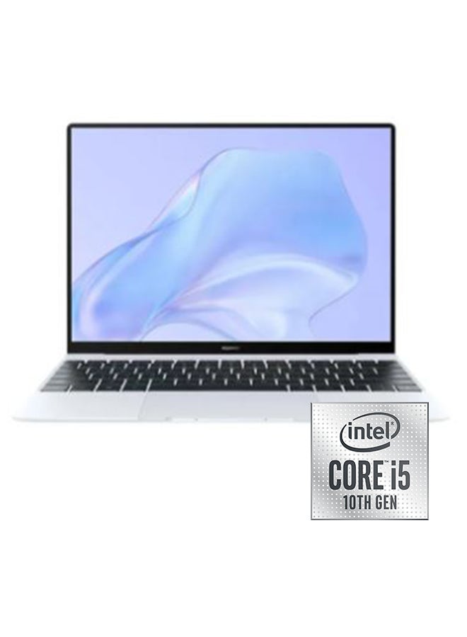 HUAWEI - MateBook X Laptop With 13-Inch Display, Core i5-10210U Processor/16GB RAM/512GB SSD/Intel UHD Graphics/Windows 10 /International Version English Silver Frost - Image 1