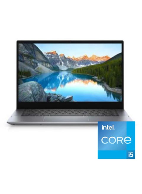 Inspiron 5406 Laptop With 14-Inch Full HD Display, 11th Gen Core i5-1135G7 Processer/8GB RAM/256GB SSD/Intel Iris Graphics/Windows 10 English/Arabic Titan Grey