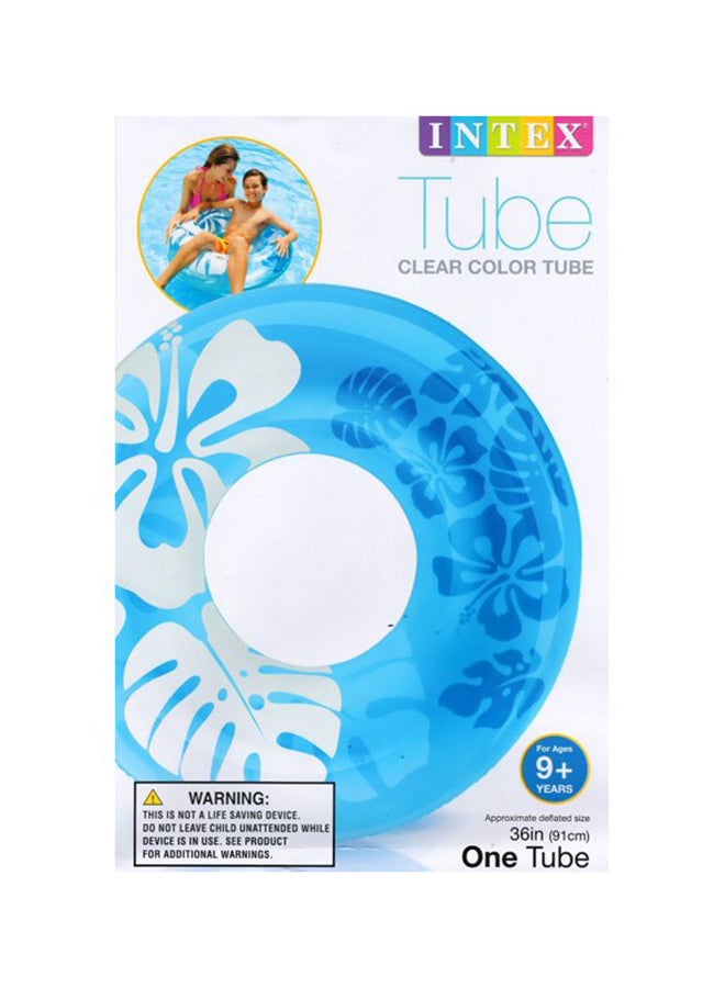 انتكس عوامة سباحة حلقية قابلة للنفخ بطبعة فراشة 91سم - Image 1