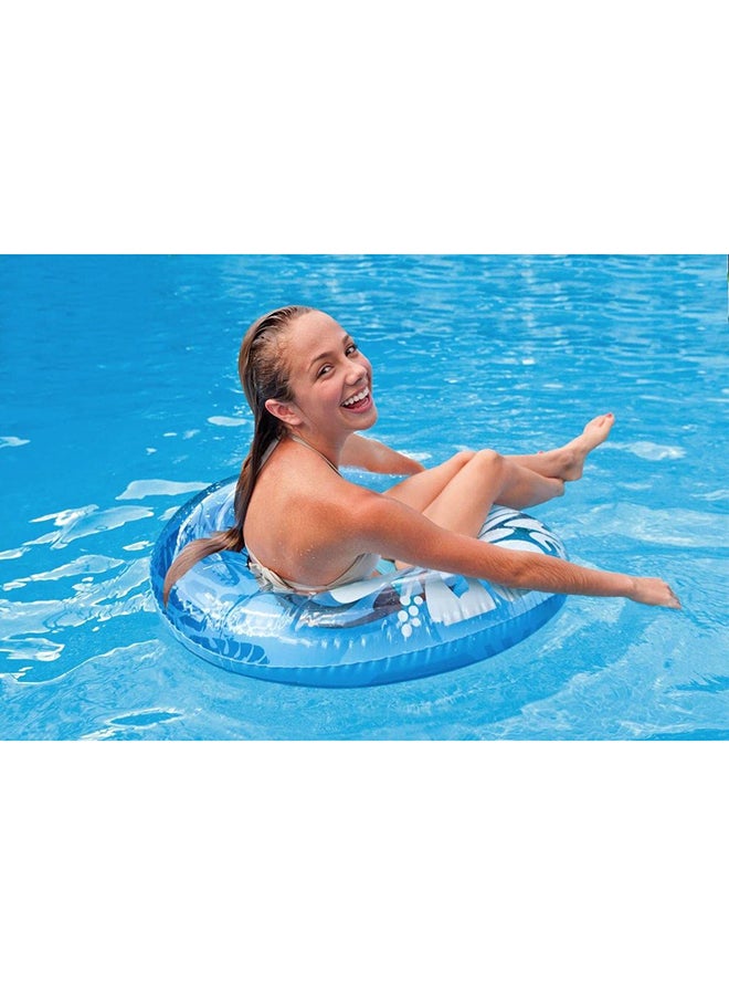 انتكس عوامة سباحة حلقية قابلة للنفخ بطبعة فراشة 91سم - Image 4
