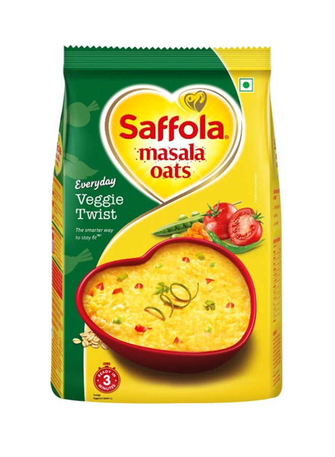 Saffola Veggie Twist Masala Oats 500grams - Image 1
