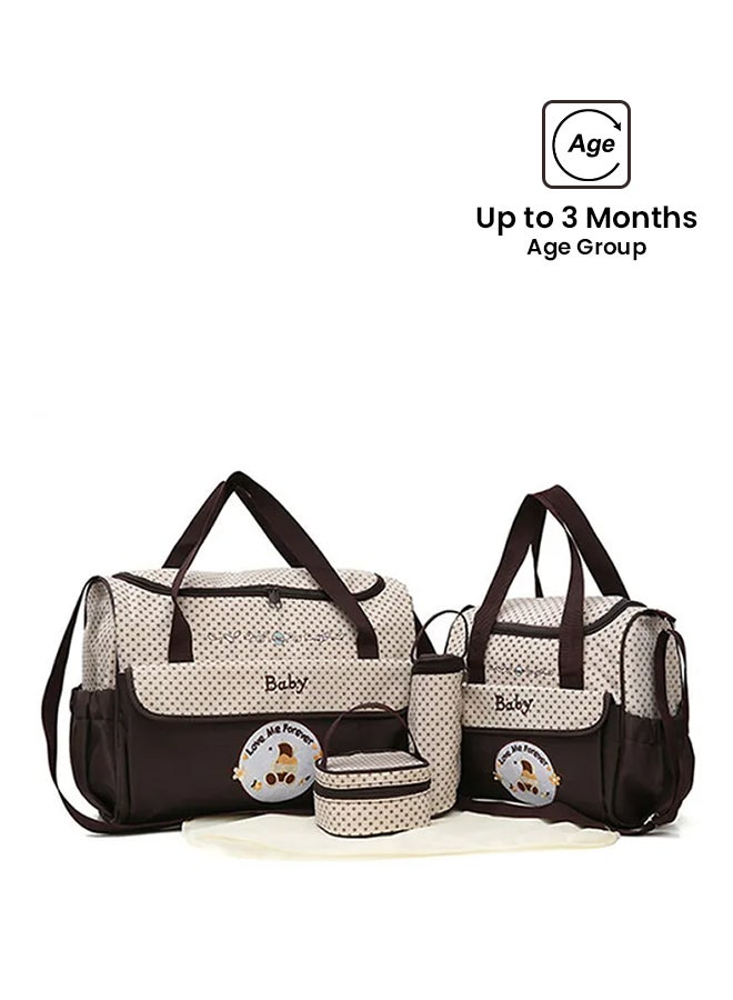 Kidle 5 Piece Lightweight Design Large Mommy Baby Diaper Bag Set With Non-toxic Fabric  - Image 1