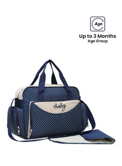Kidle Large Capacity Baby Diaper Bag With Adjustable Padded Shoulder Straps, Top Zipper Closure  - Image 1