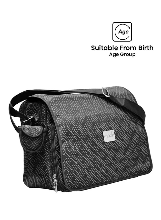 مون حقيبة ماسنجر فوريفر للوازم الأطفال - أسود - Image 1