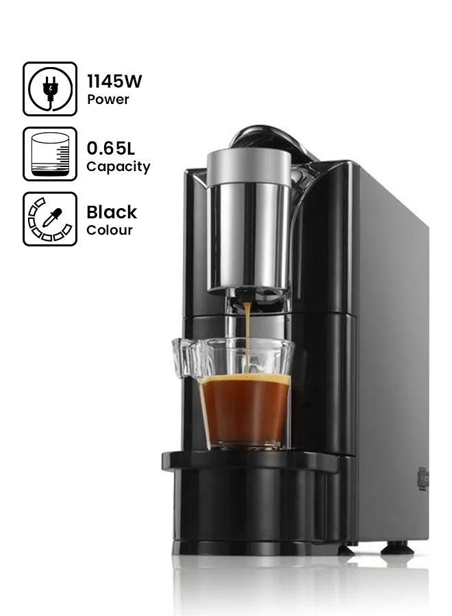 ALSAIF-ELEC Espresso Coffee Maker 0.65 L 1145 W E03443 Black  - Image 1