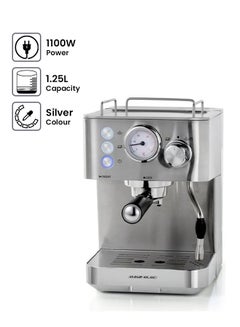 ألسيف إليك ماكينة صنع القهوة 1.25 L 1100 W E03442 فضي  - Image 1