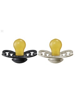 2-Piece Pacifier Supreme LatexSize 2, Toddler, 6+ Months - Black/Sand - v1654145091/N39305845A_2