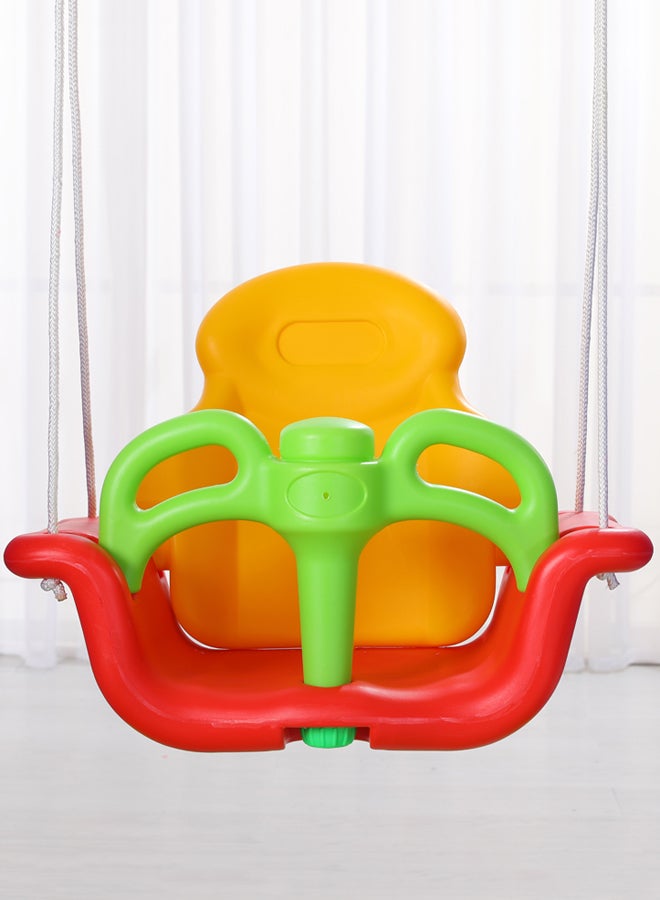 SHA - 3-In-1 Adjustable Swing And Slide With Basketball Game Learning Education Toy Set 180x162x126cm - Image 1