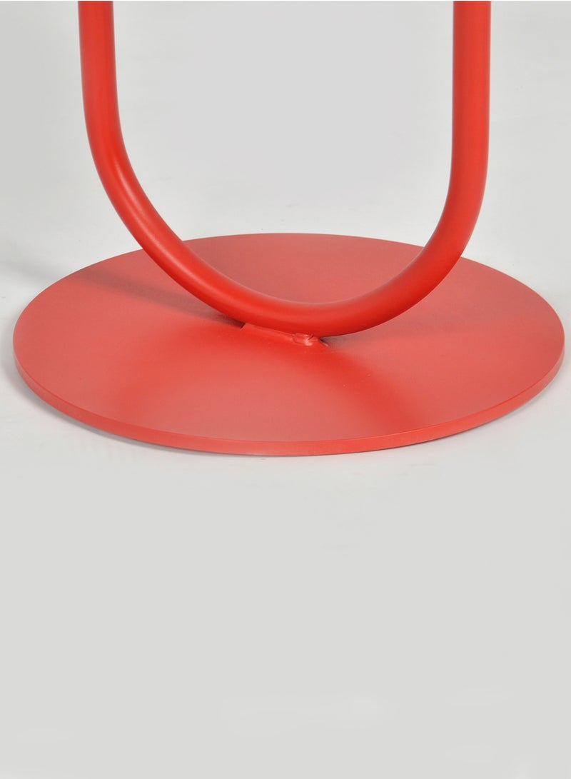 Switch - Side Table -  Used Next To Sofa As Coffee Corner - Red 25/30*54/46cm - Image 1