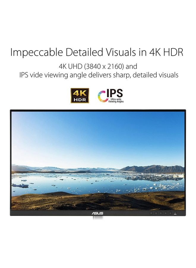 ASUS - 27 inch ProArt 4K HDR UHD (3840 x 2160) Monitor, IPS, 100% sRGB/Rec. 709, USB-C DisplayPort HDMI USB Hub, Calman Verified, Tilt Pivot Swivel Height Adjustable | Creative/Creator focus/Color focus | 90LM06M1-B01170 PA279CV Black/Silver - Image 1