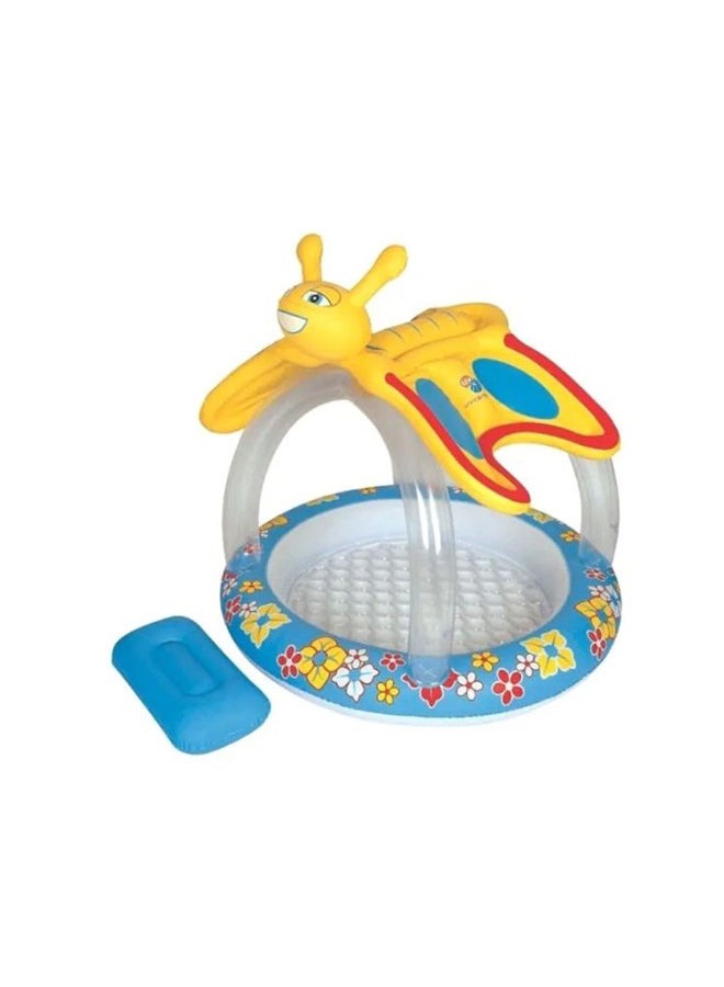 بست واي حوض سباحة للأماكن الخارجية على شكل فراشة طراز 26-52137 107x112x107سم - Image 1