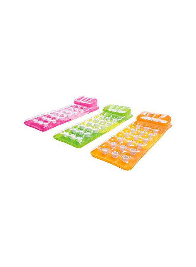 انتكس طوف فراش هوائي متين لحوض السباحة بتصميمٍ ذي فتحات 188x71سم - Image 2