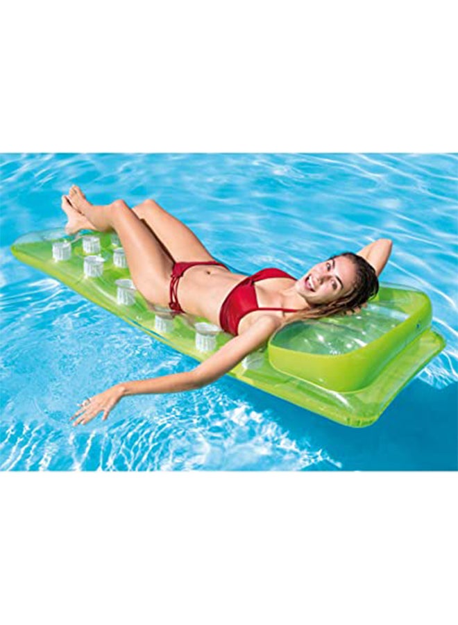 انتكس طوف فراش هوائي متين لحوض السباحة بتصميمٍ ذي فتحات 188x71سم - Image 3