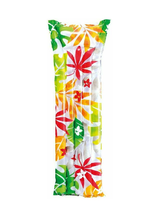 INTEX Floral Inflatable Air Mattress Float 183x69cm - Image 2
