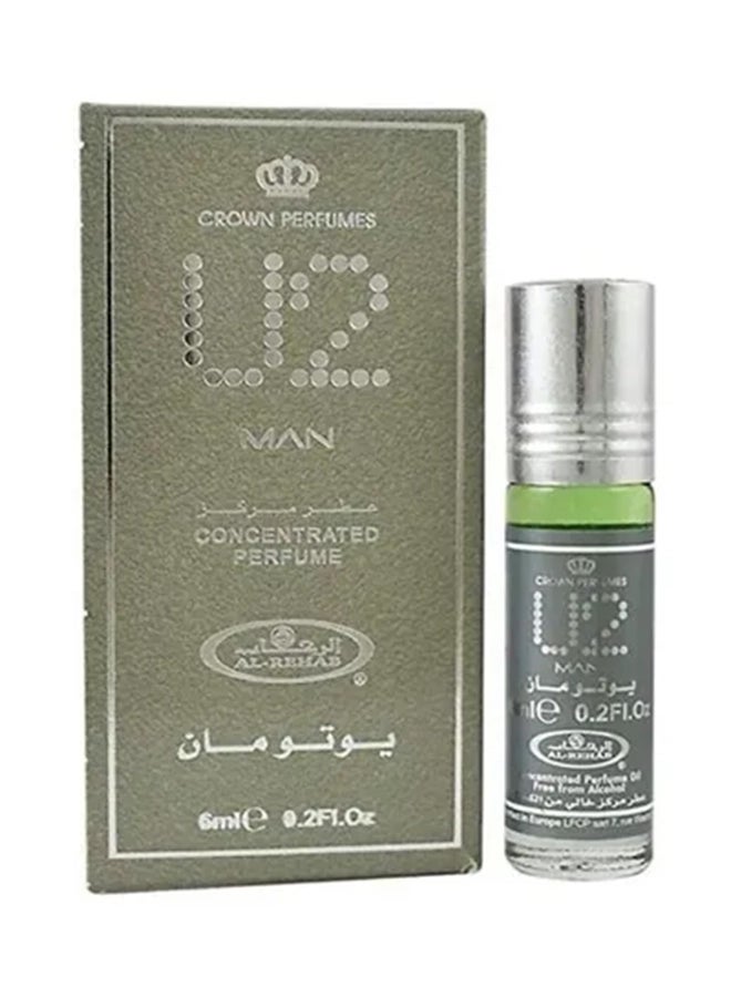 Al Rehab 6-Piece U2 Man Concentrated Perfume Oil 6ml  - Image 1