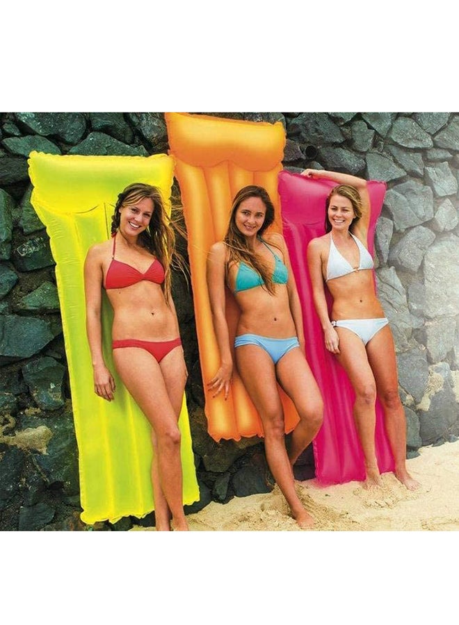 INTEX Inflatable Floating Mat With Headrest 59717EP 1.9x26x31.8cmcm - Image 3