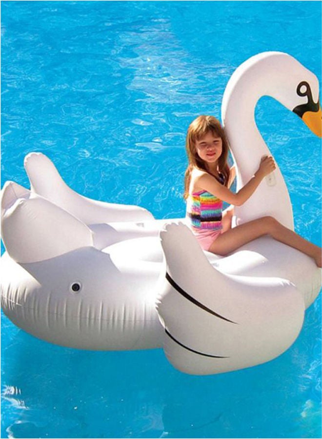 INTEX 57557 Swan Shaped Inflatable Ride-On Pool Float 12x12x10cm - Image 3
